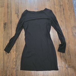 Moda International Classic Black Long Sleeve Dress